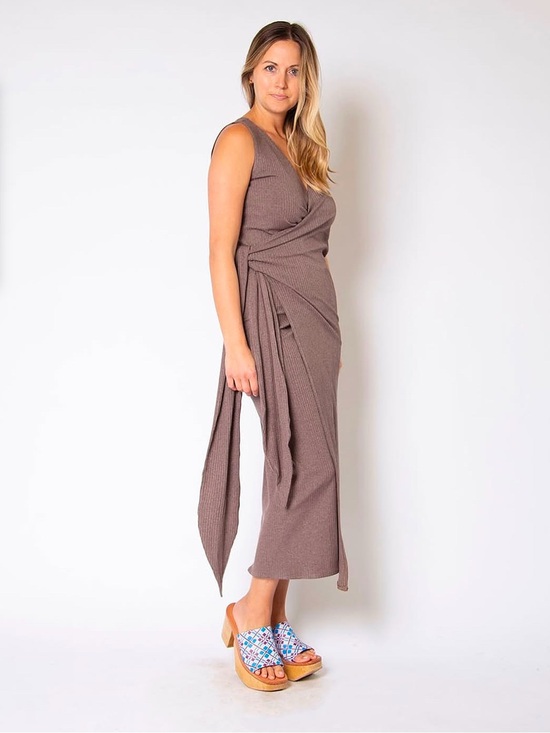 Hackwith Design House Dresses & Skirts - Hackwith Design House Sleeveless Wrap Dress